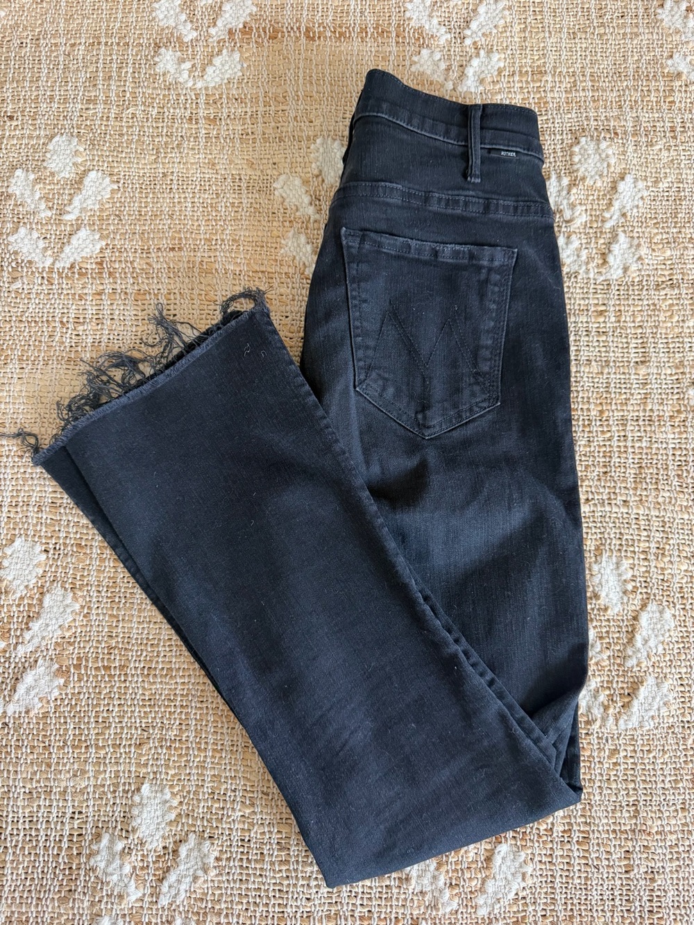 MOTHER Hustler Ankle Fray Jeans